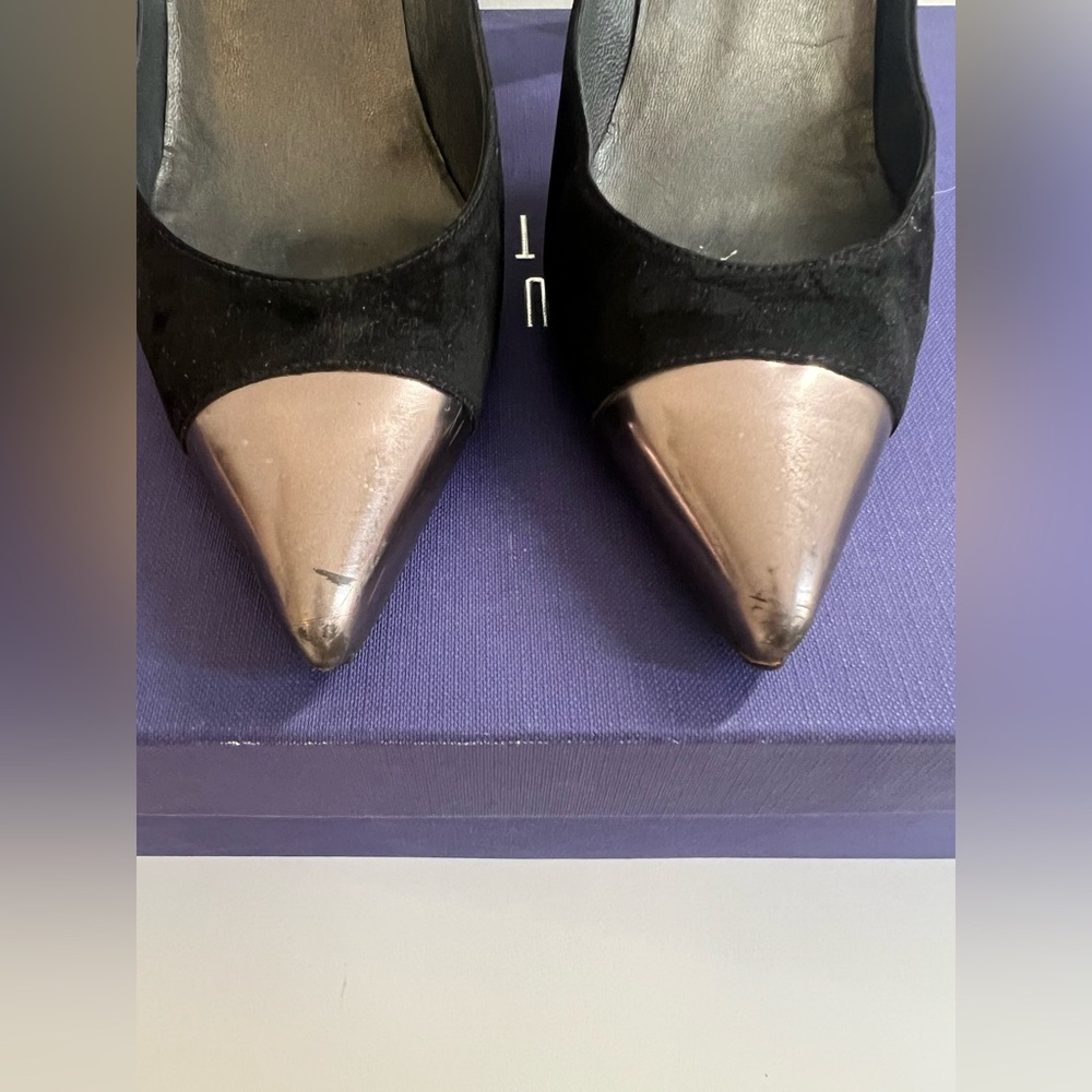 Stuart Weitzman Capsize Black Suede - Picture 15 of 15